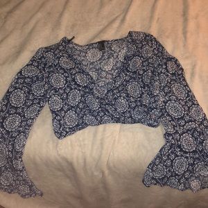 Floral crop top